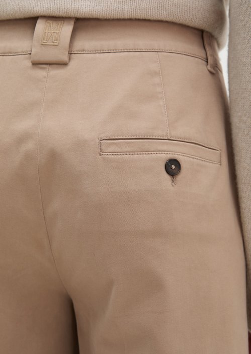 Trousers model Margo wide — Earthy Taupe