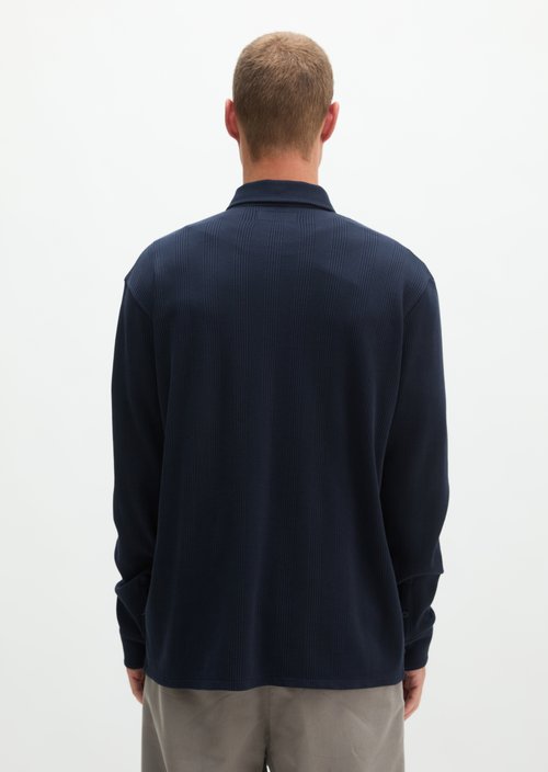 Regular-fit jersey shirt — Dark Navy