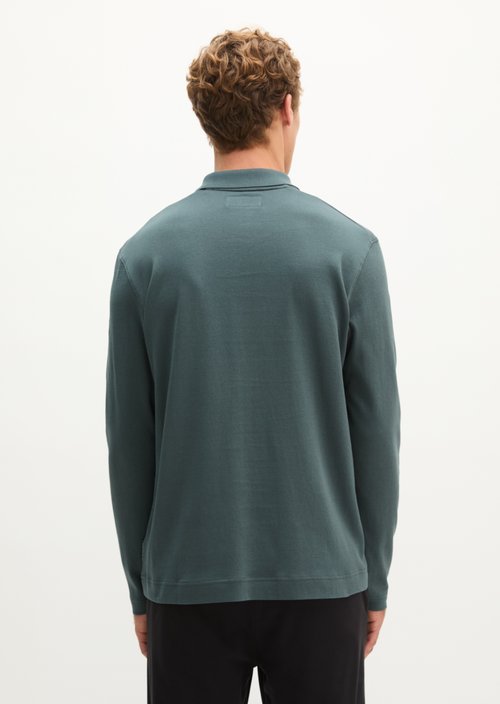 Regular-Fit Long-Sleeve Polo Shirt — Skipping Stone