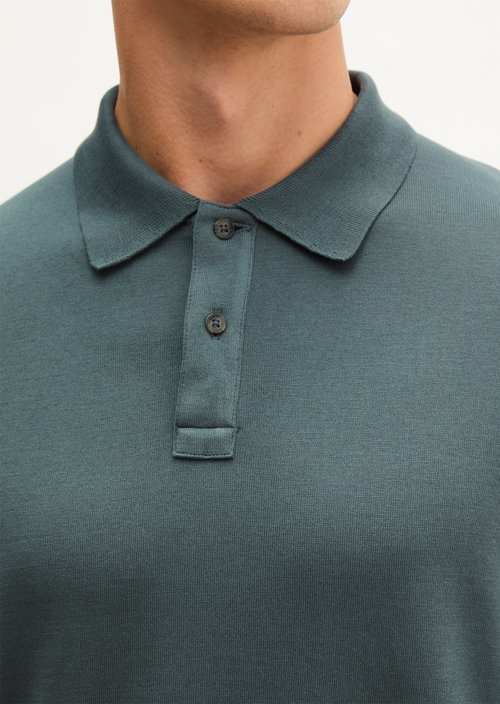 Regular-Fit Long-Sleeve Polo Shirt — Skipping Stone