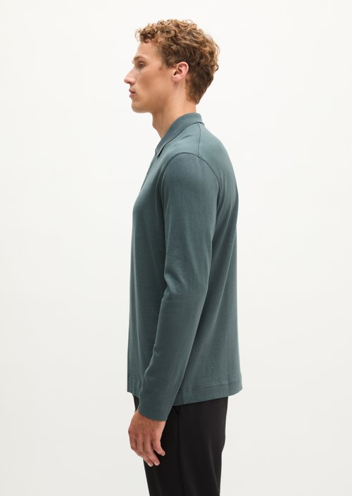 Regular-Fit Long-Sleeve Polo Shirt — Skipping Stone