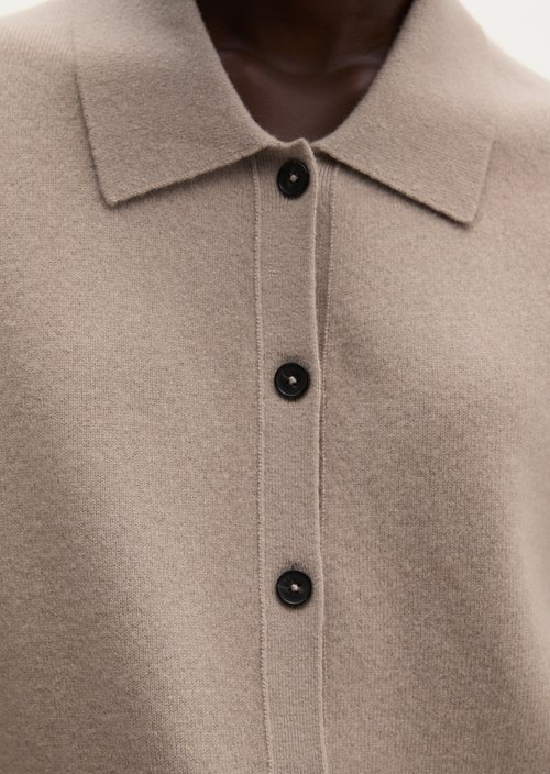 Regular Cardigan — Earthy Taupe