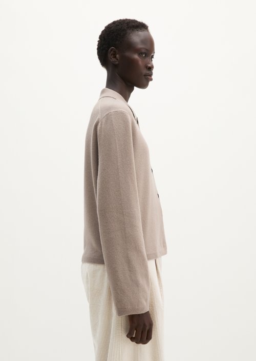Regular Cardigan — Earthy Taupe