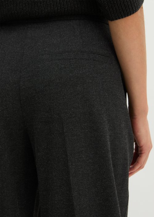 Relaxed-fit pants — Coal Grey Melange