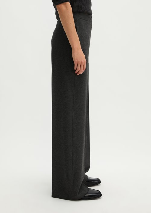 Relaxed-fit pants — Coal Grey Melange