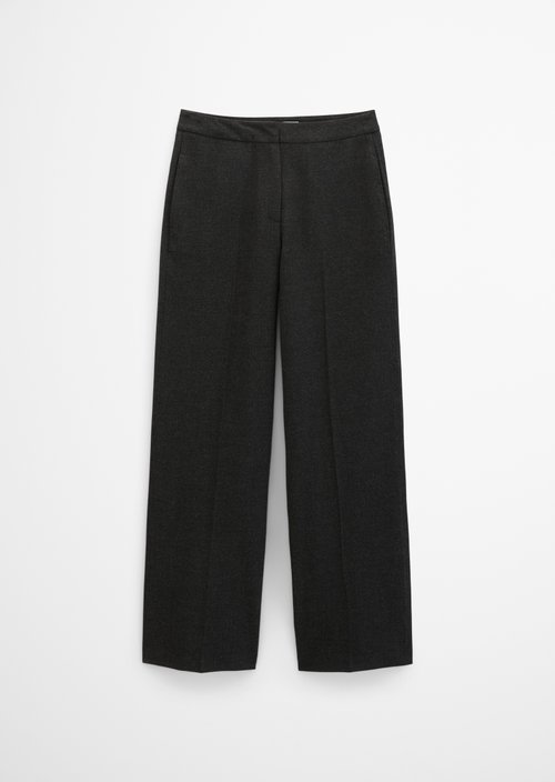 Relaxed-fit pants — Coal Grey Melange