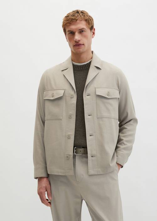 Sobrecamisa regular Charleston Gray en vista frontal