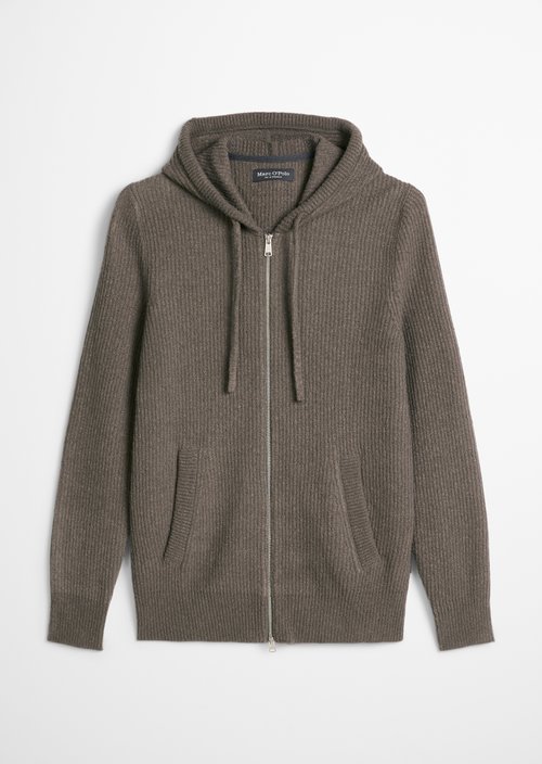 Regular-Fit Hooded Cardigan — Wooden Earth