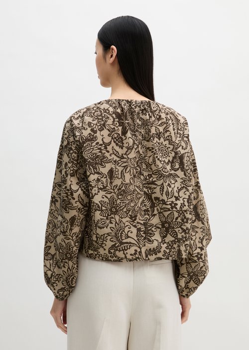 Loose blouse — Medium Brown