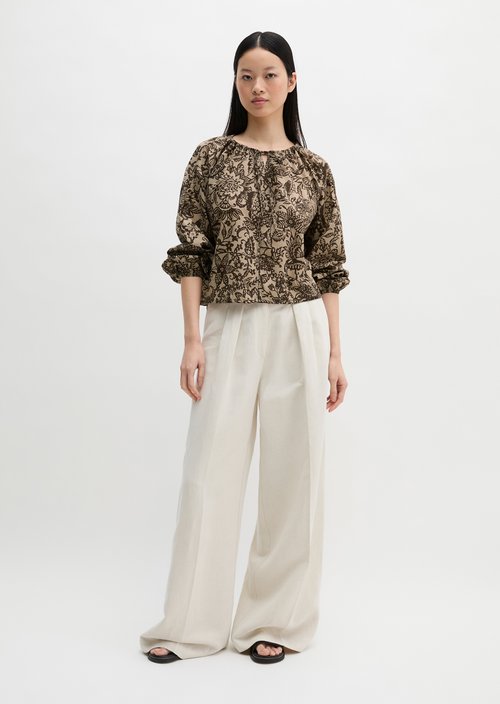 Loose blouse — Medium Brown