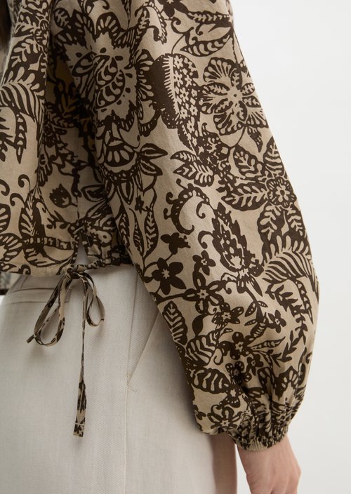 Loose blouse — Medium Brown