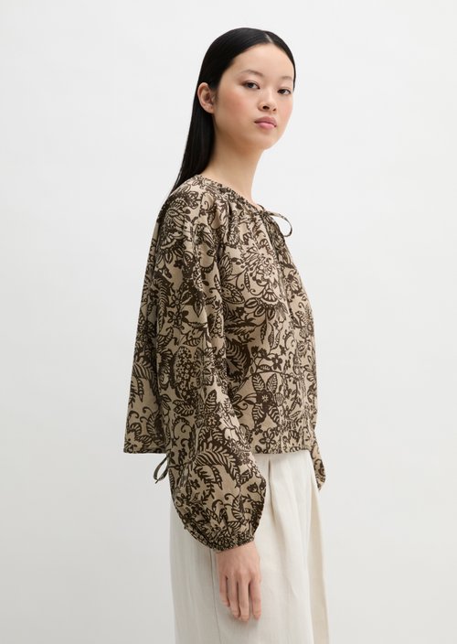 Loose blouse — Medium Brown