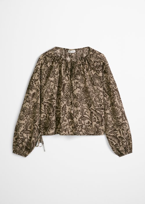 Loose blouse — Medium Brown