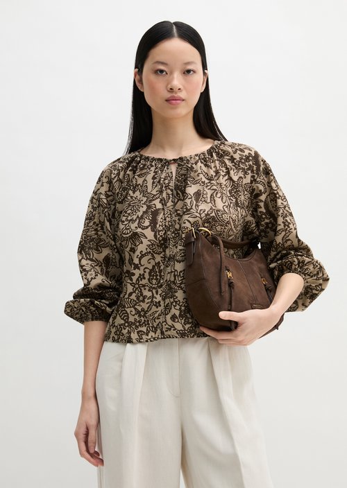 Loose blouse — Medium Brown
