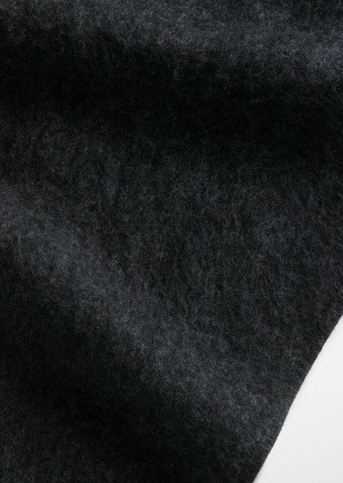 Strick-Dreiecksschal — Coal Grey Melange