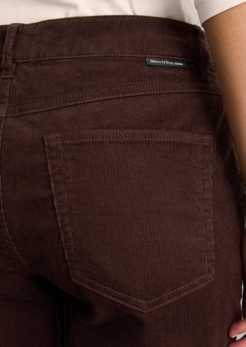 Nella Bootcut Cord Pants — Espresso Brown