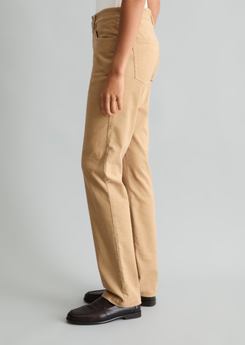 Olina Straight-Leg Cord Pants — Sandpaper