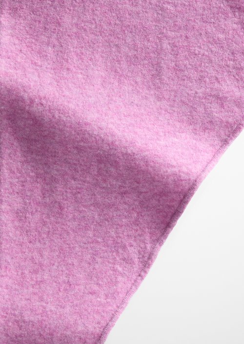 Strick-Dreiecksschal — Medium Pink
