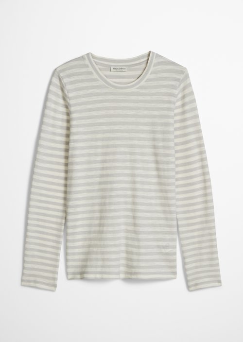 Striped T-shirt, regular fit — Light Blue