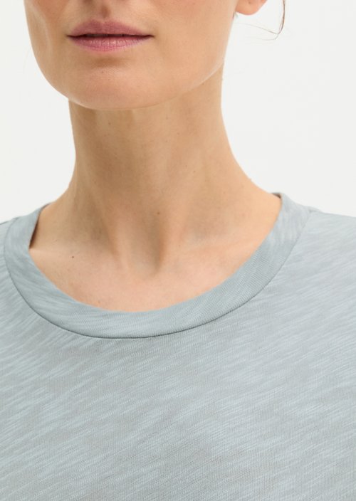 Regular-fit long-sleeve shirt — Glacial Blue