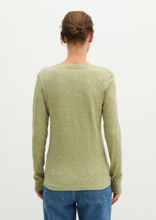 Regular-fit long-sleeve shirt — Smooth Sage