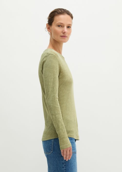 Regular-fit long-sleeve shirt — Smooth Sage