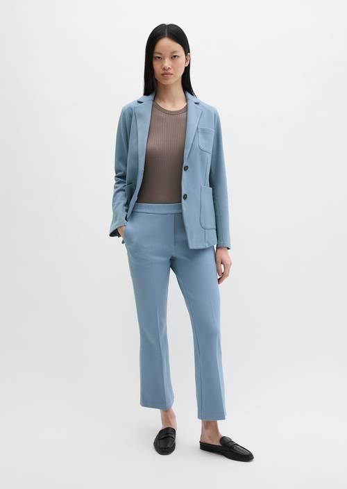 Marynarka z dżerseju piqué o regularnym kroju Fall Sky w widoku z przodu