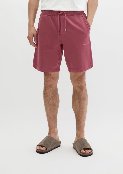 Sweatshorts regular — Acai Red