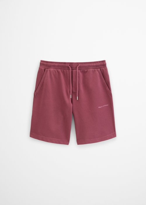 Sweatshorts regular — Acai Red
