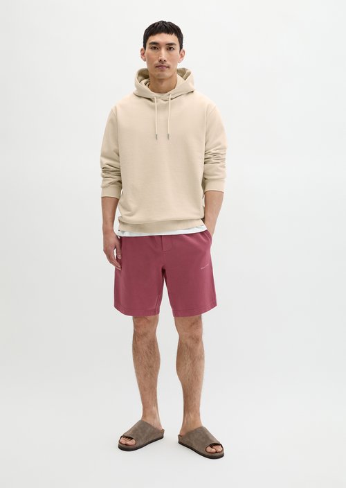 Sweatshorts regular — Acai Red