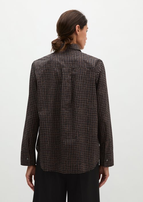 A-shape blouse — Medium Brown