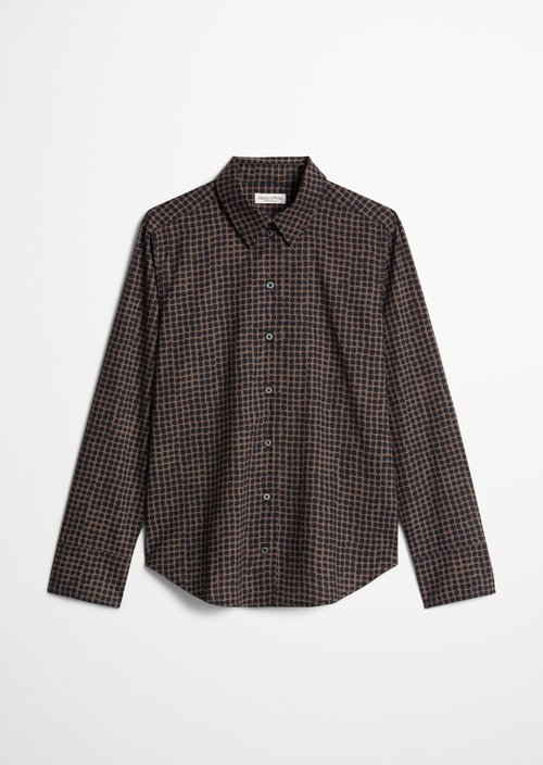 A-shape blouse — Medium Brown