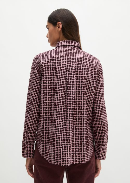 A-shape blouse — Dark Red