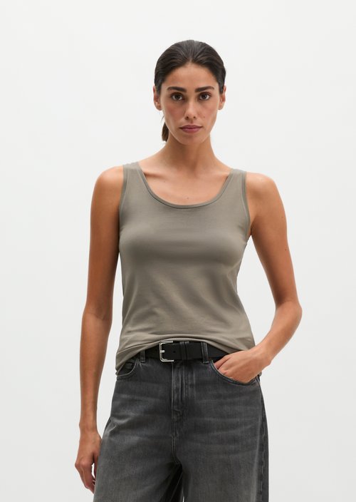 Tank top slim — Stone Taupe
