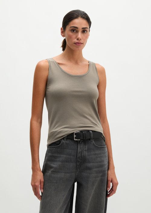 Tank top slim — Stone Taupe