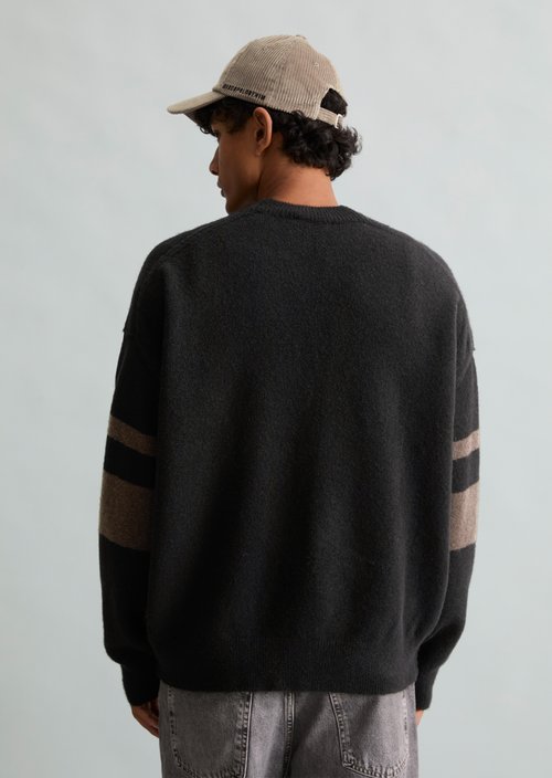 Oversized Cardigan — Black