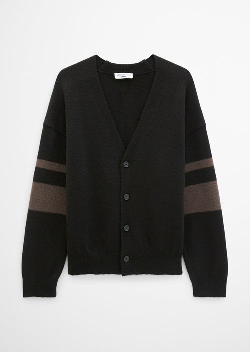 Oversized Cardigan — Black