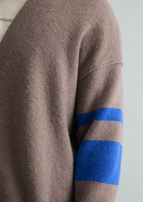 Oversized Cardigan — Dolphin