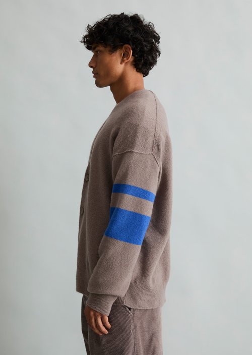 Oversized Cardigan — Dolphin