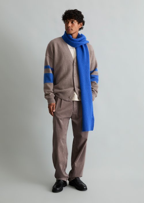 Oversized Cardigan — Dolphin