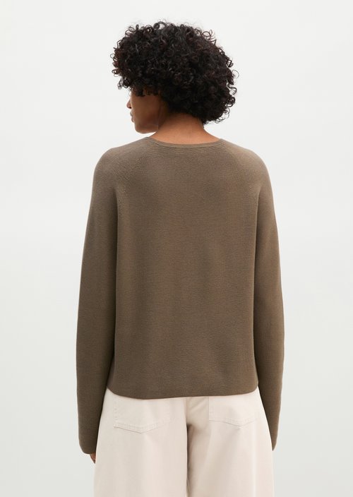 Seamless sweater relaxed — Stone Taupe
