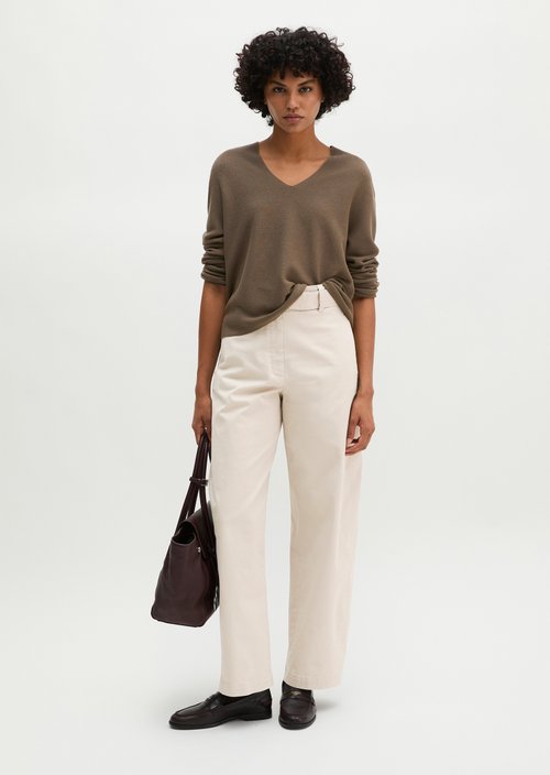 Seamless sweater relaxed — Stone Taupe