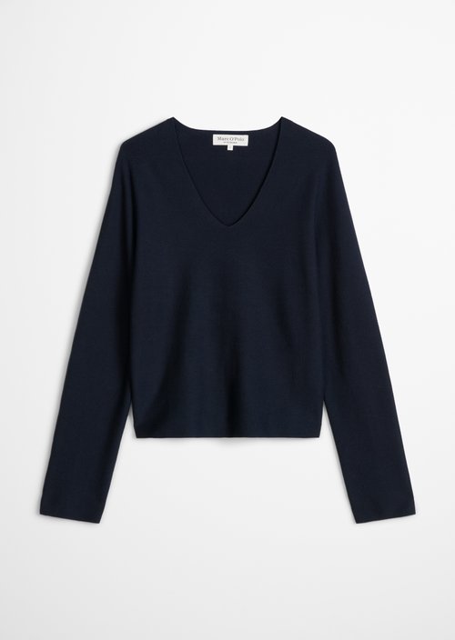 Seamless sweater relaxed — Martime Blue