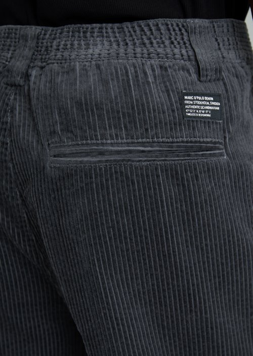 Lars Regular-Fit Cord Pants — Light Graphite