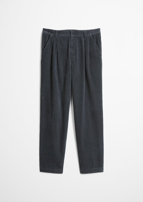 Lars Regular-Fit Cord Pants — Light Graphite