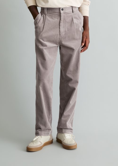 Lars Regular-Fit Cord Pants — Dolphin