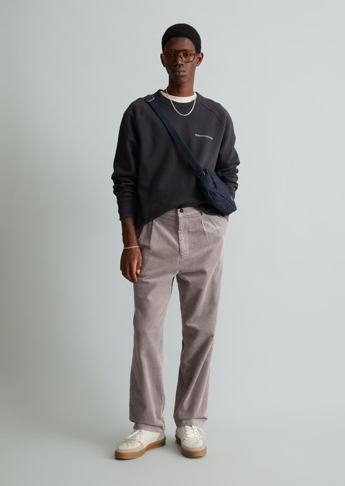 Lars Regular-Fit Cord Pants — Dolphin