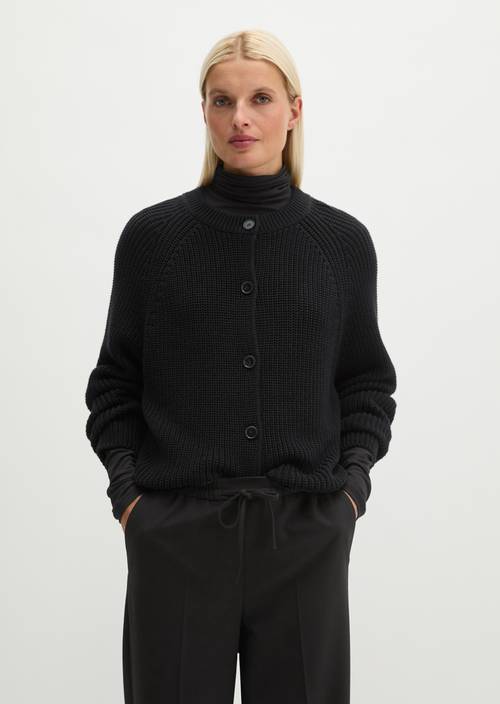 Cardigan ample Black en vue de face