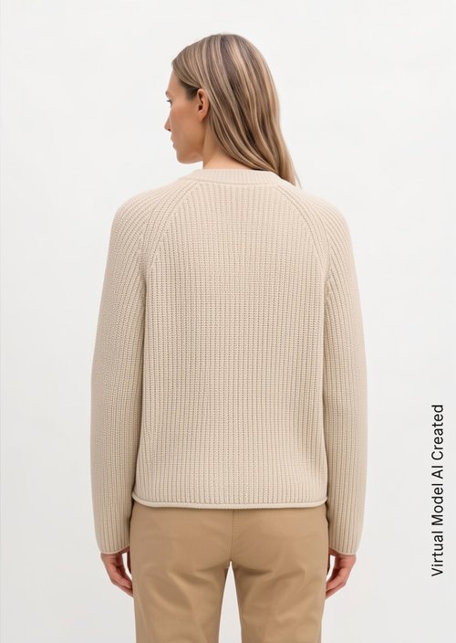Loose-fitting cardigan — Sandy Melange