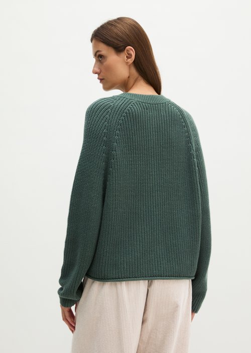 Loose-fitting cardigan — Quiet Pine
